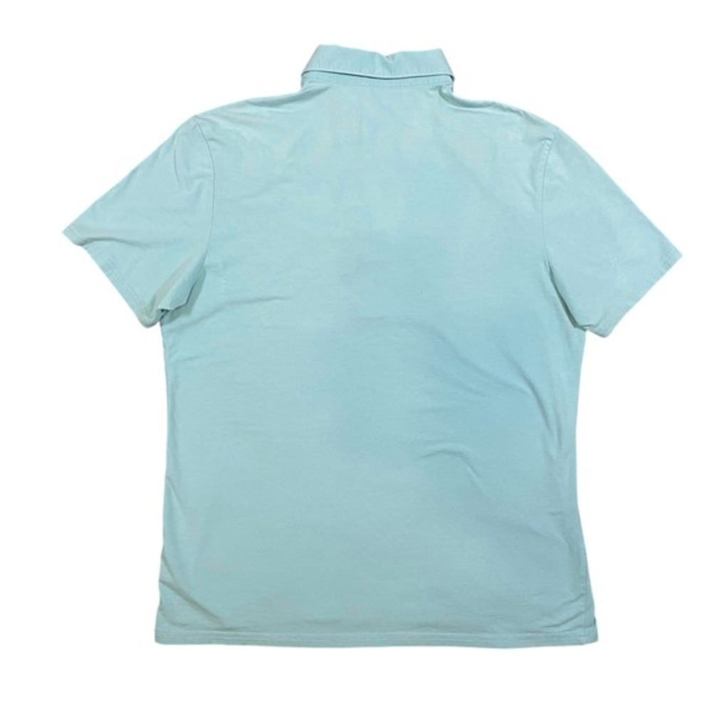 Criquet Mens Performance Polo Shirt Soft Blue Short Sleeve Size‎ L - Picture 3 of 8